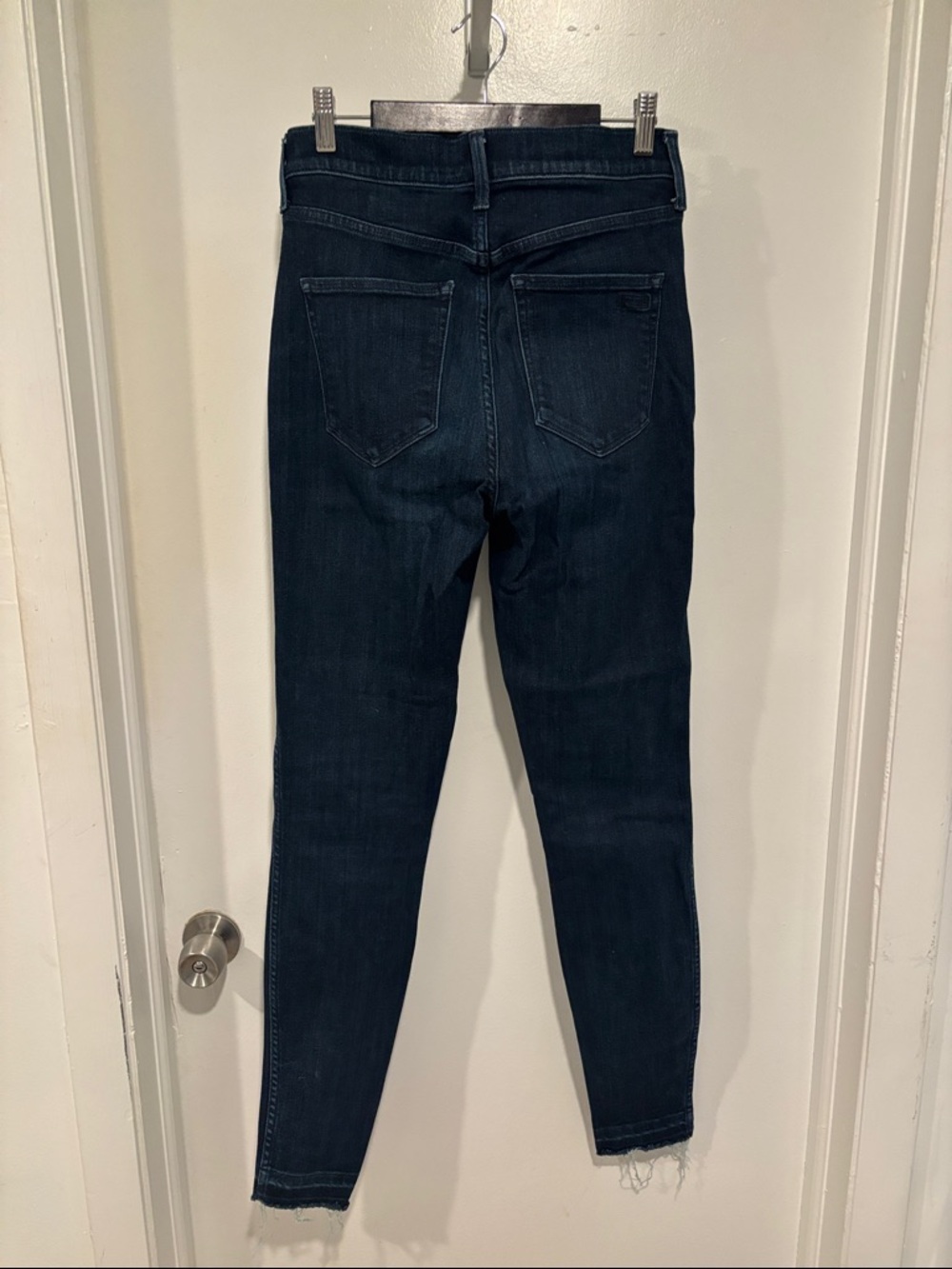 AYR Dark Indigo High-Rise Skinny Jeans - Picture 3 of 8